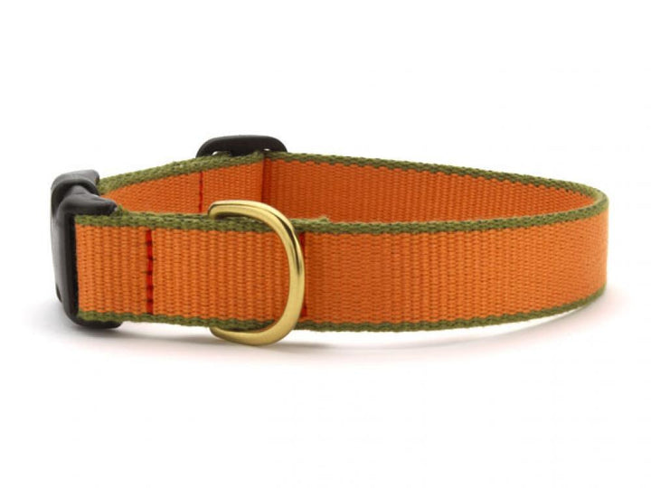 Dog Collar Dog Upcountry Medium Orange/Green