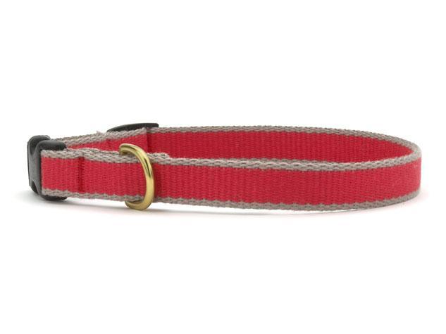 Dog Collar Dog Upcountry Teacup Red/Khaki