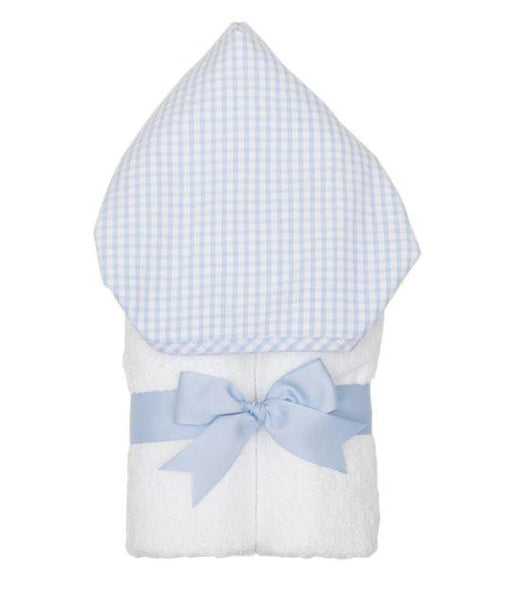 Every Kid Hooded Towel - Monogrammable Hooded Bath Towels 3 Marthas Blue Check 