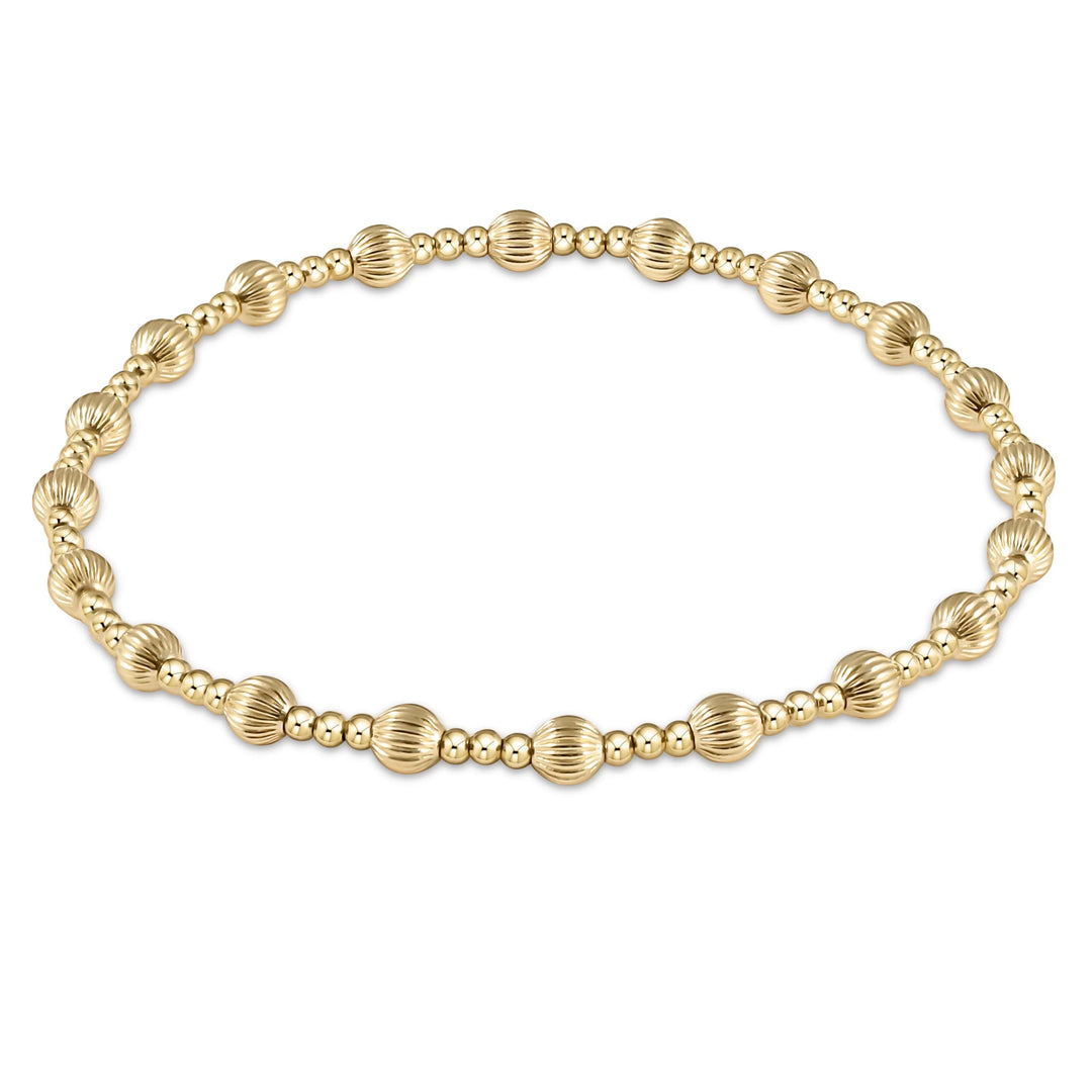 Extends - Dignity Sincerity Pattern 4mm Bead Bracelet Bracelet eNewton