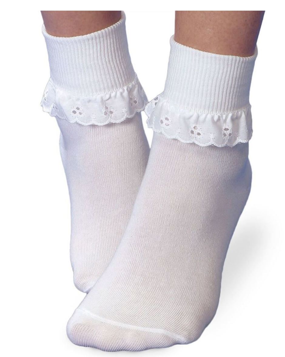 Eyelet Frill Socks 2154 Socks Jefferies Socks