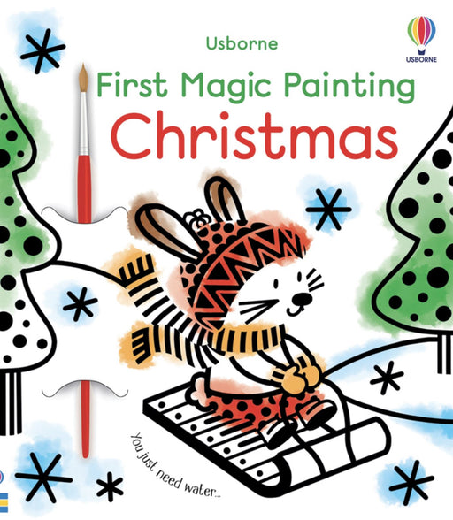 First Magic Painting Christmas Book Book Usborne 