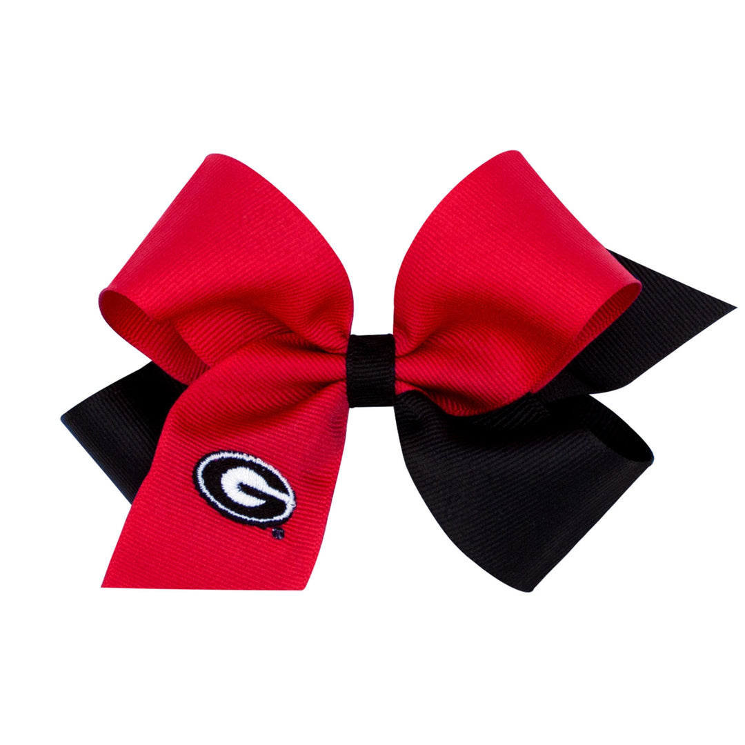 Georgia Two-tone Grosgrain Hair Bow - Medium Hair Bows WeeOnes