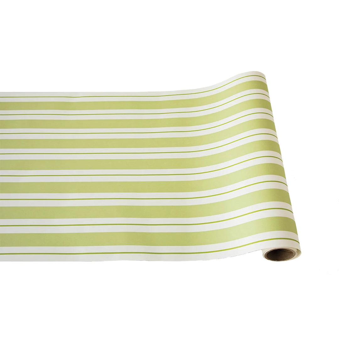 Green Awning Stripe Runner Table Runner Hester and Cook