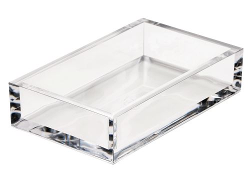 Guest Towel Crystal Acrylic Holder Napkin Holder Caspari
