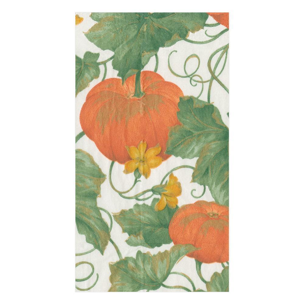 Heirloom Pumpkin Ivory Paper Guest Towel Napkins Paper Napkins Caspari