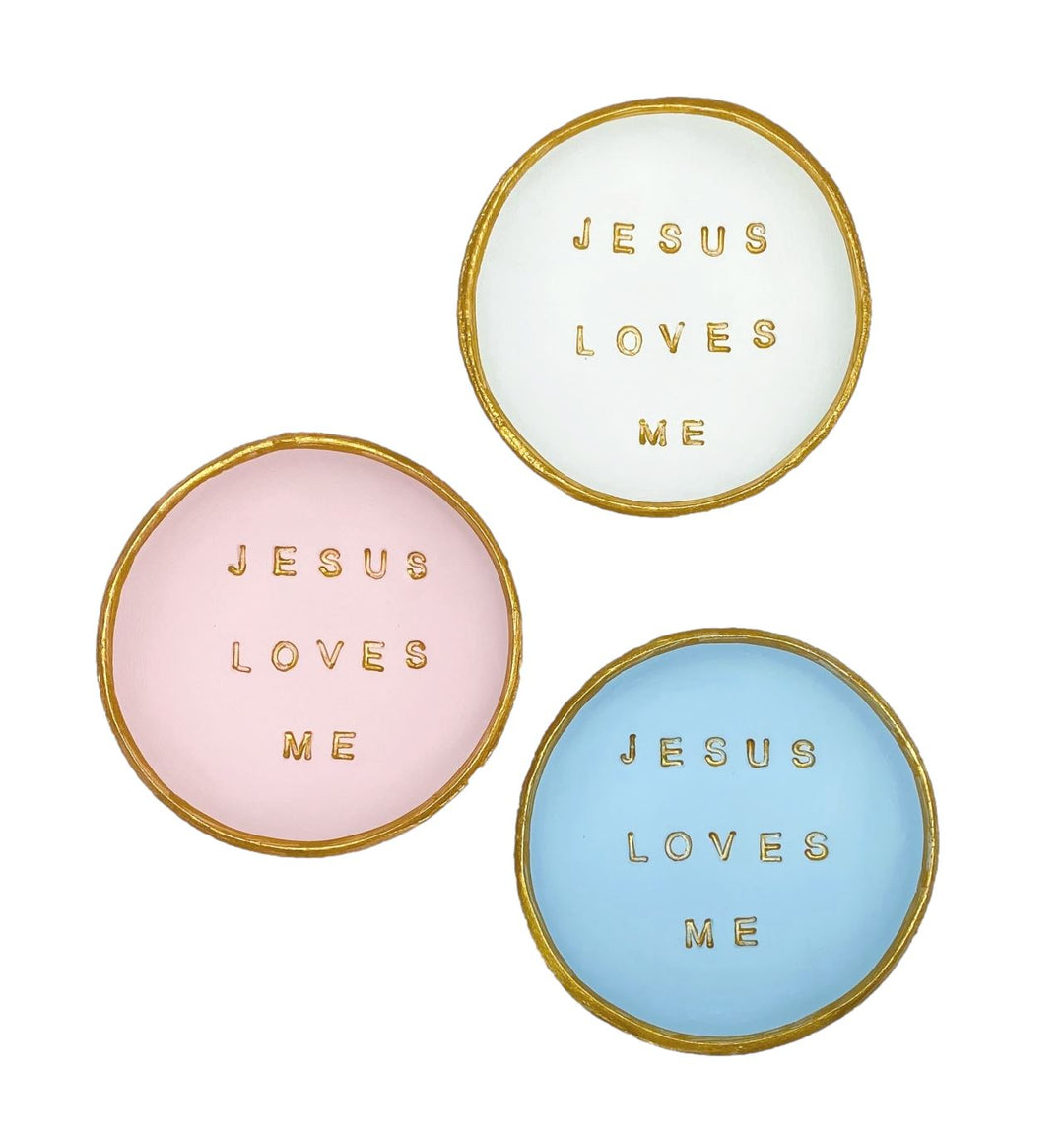 Jesus Loves Me Blessing Bowl blessing bowl Blessing Bowls Carrie Cox