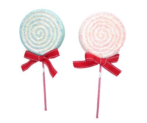 Lollipop Swirl Spray Picks Christmas Decor December Diamonds