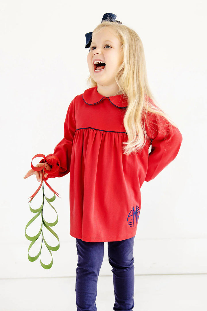 Maude's A-Line Top - Richmond Red Girl Shirt Beaufort Bonnet 