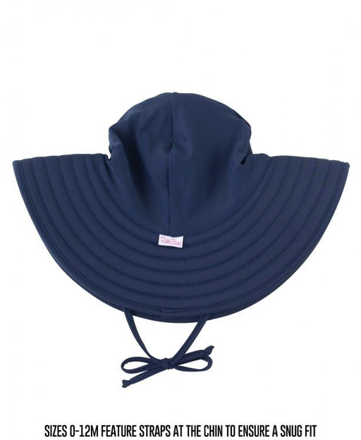 Navy Swim Hat Sunhat Rufflebutts 