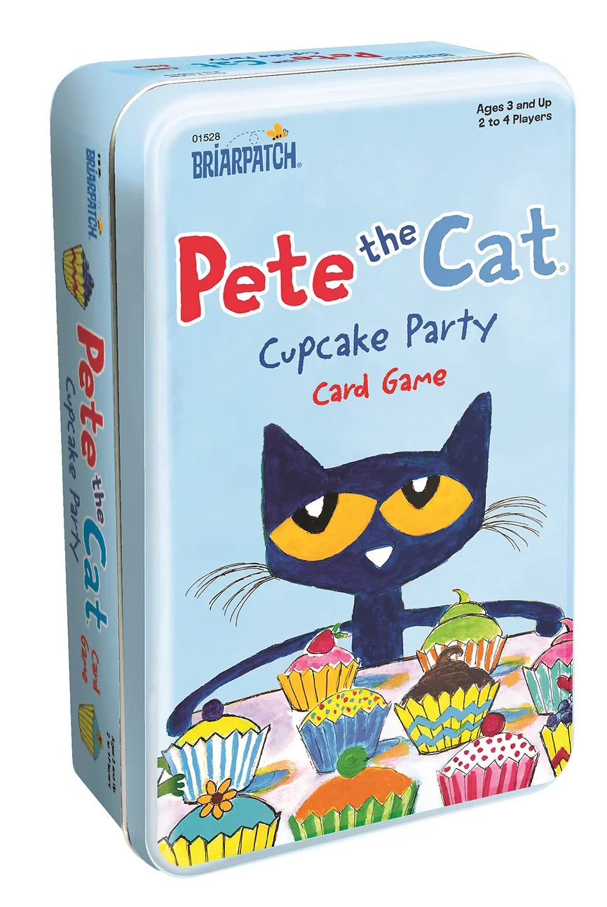 Pete the Cat Cupcake Party Games Tin Activity Toy University Games