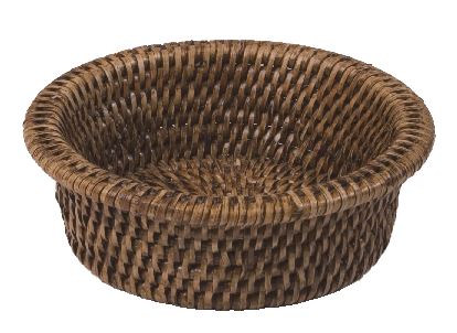 Rattan Wine Bottle Coaster Serving Pieces Caspari