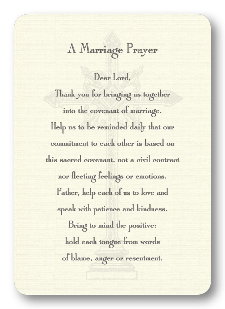 Religious Enclosure Cards Stationery Maison de Papier A Marriage Prayer 