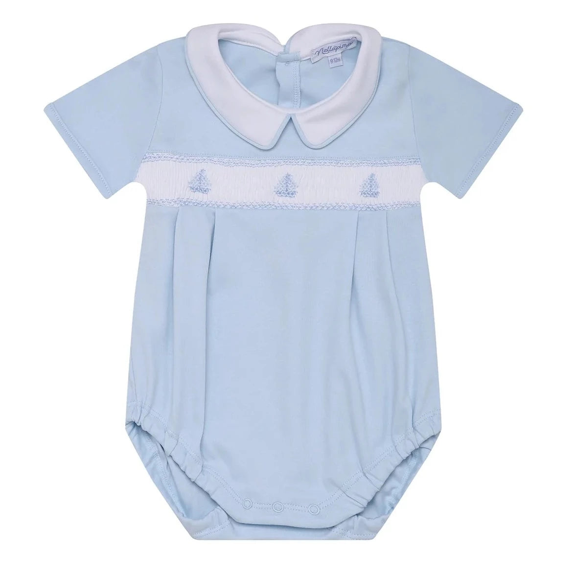 Ella Bubble Brentwood Blue Pique, Sailboat