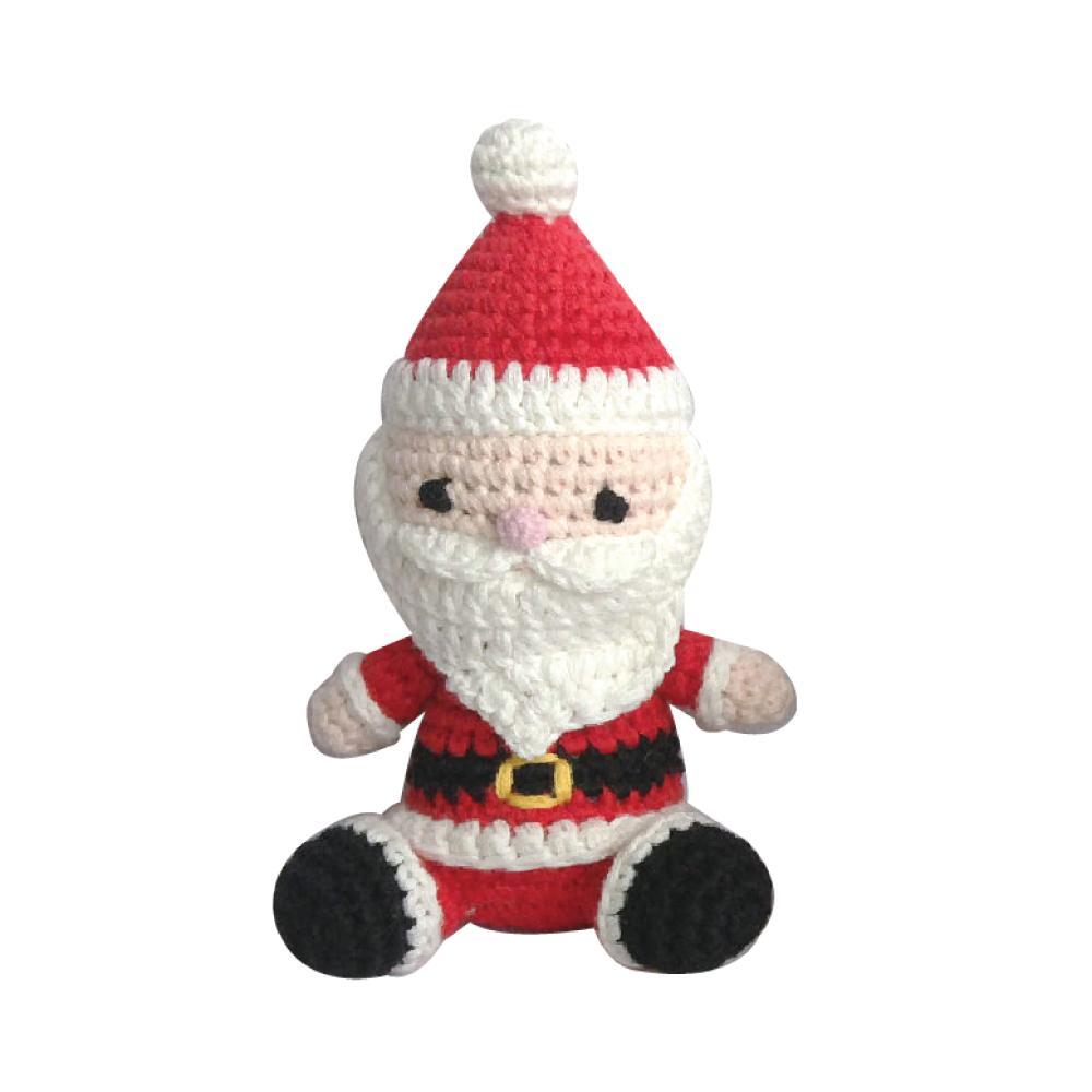Santa Crochet Rattle Rattle Zubels
