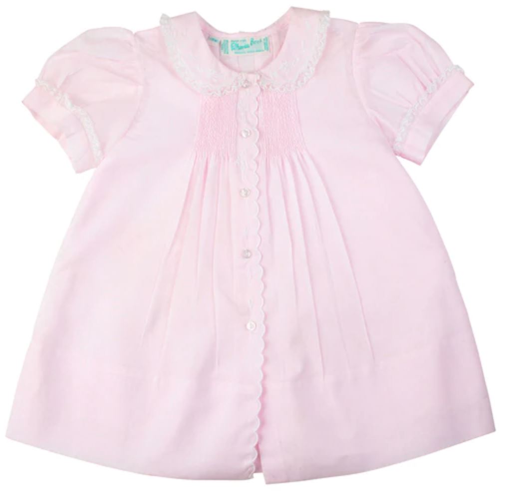 Scalloped Trim Slip Dress - Pink 3m Scalloped Trim Slip Dress - Pink 3m