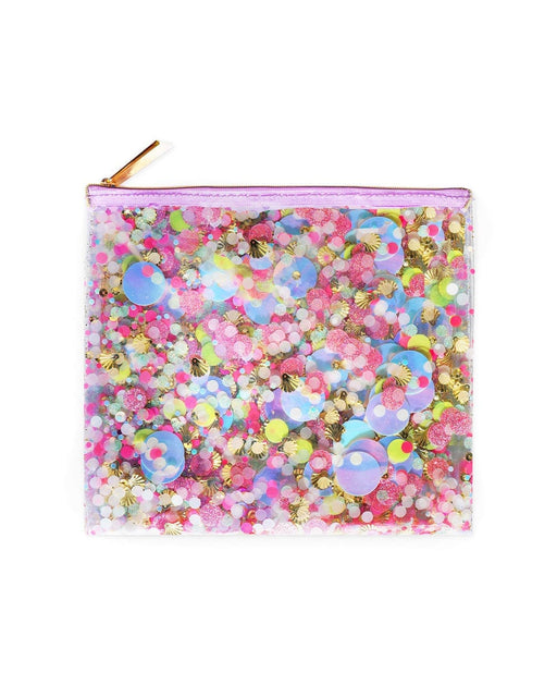 Shell-e-brate Confetti Everything Pouch Lunchbox Packed Party 