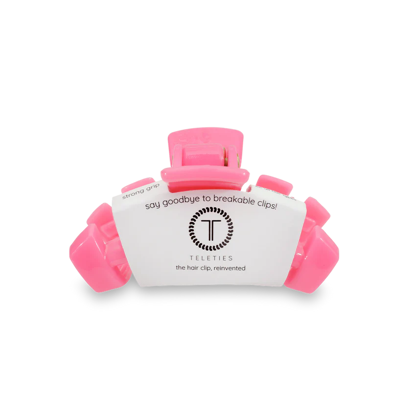 Teleties Hair Clips - Tiny Hair Accessories Teleties Hot Pink 