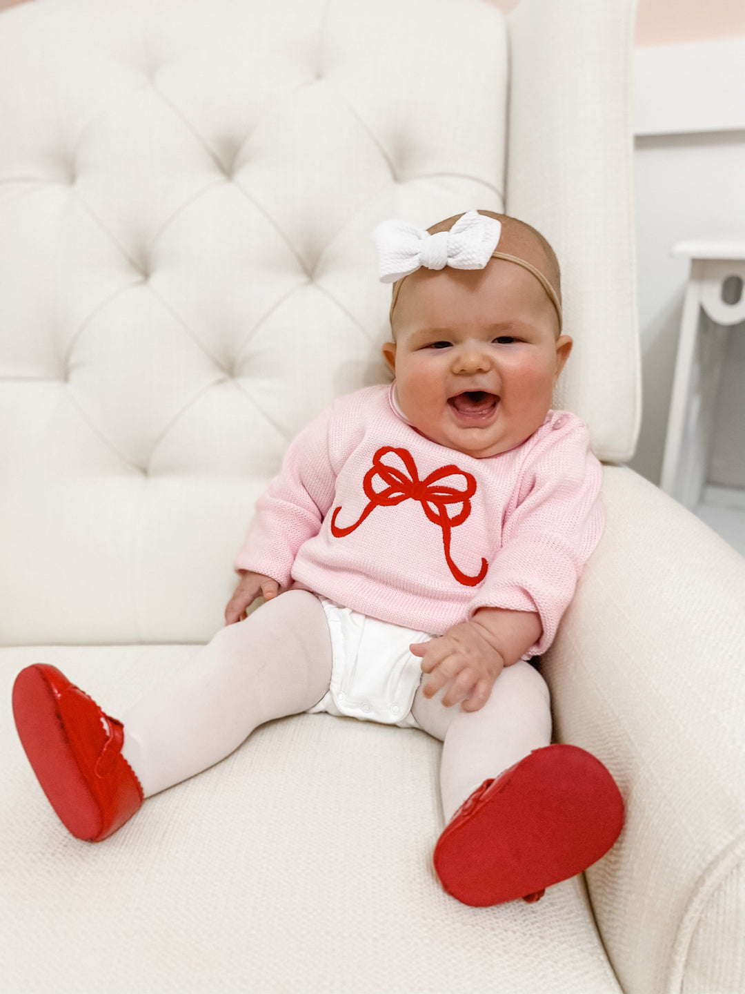 Valentine’s Day Bow Rollneck Sweater Sweaters Fingerprints