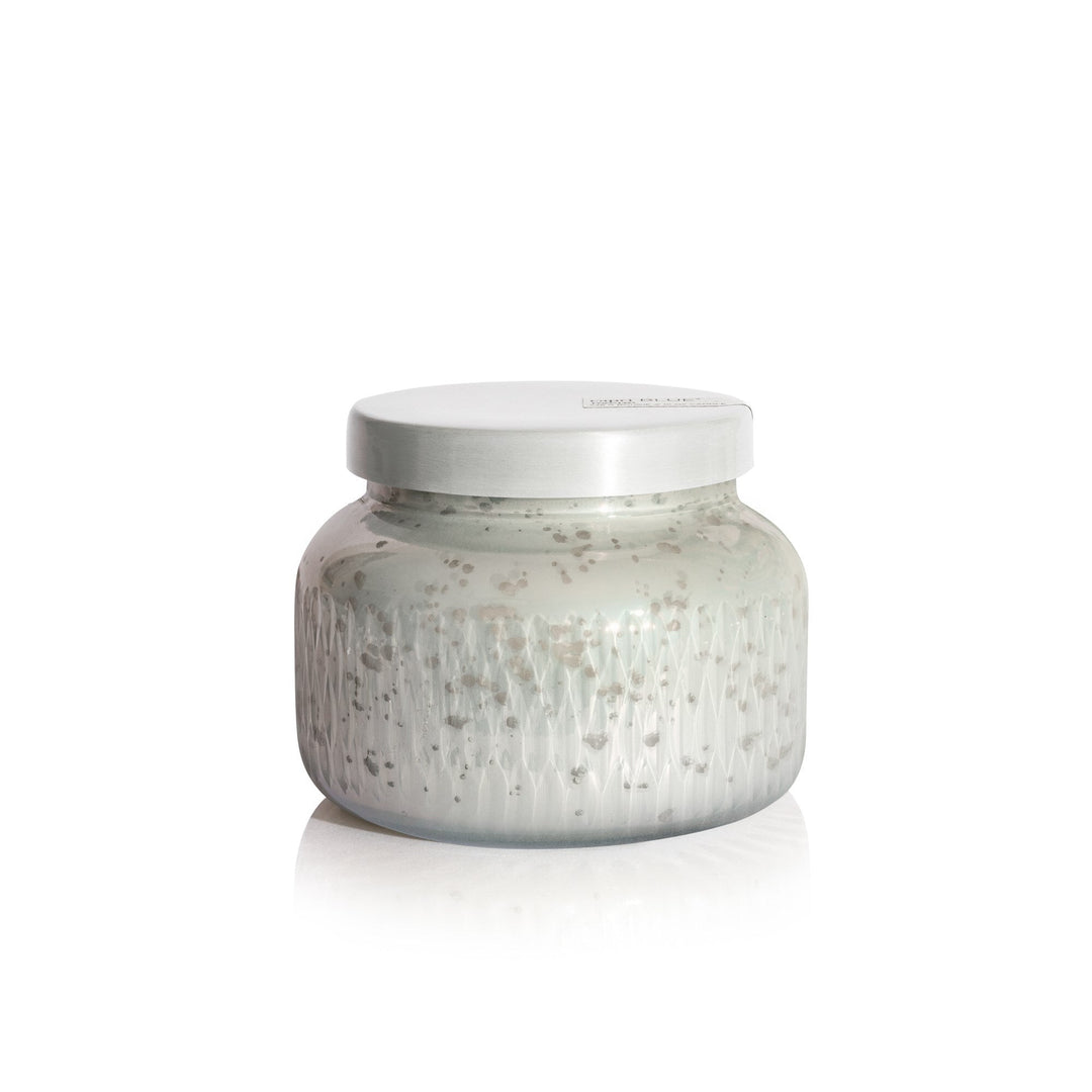Volcano Mercury Etched Candle 19oz. Candle Capri Blue