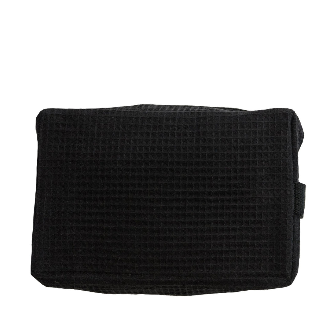 Waffle Cosmetic Bag Makeup Bag Pendergrass Black Large
