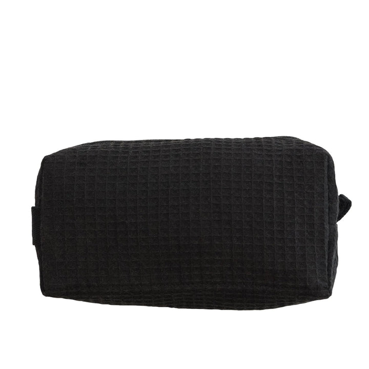 Waffle Cosmetic Bag Makeup Bag Pendergrass Black Small