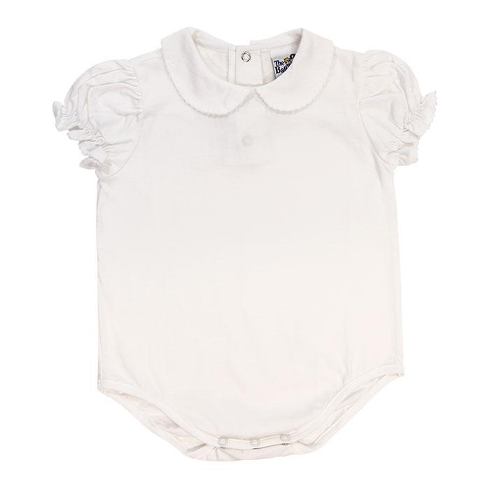 White Peter Pan Girl Onesie Bubble Bailey Boys