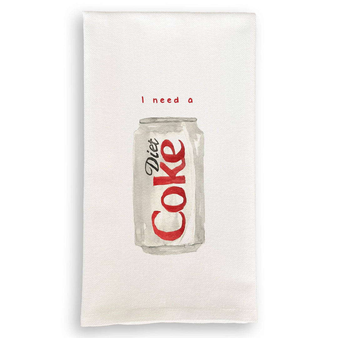 Dishtowel - I Need A Diet Coke