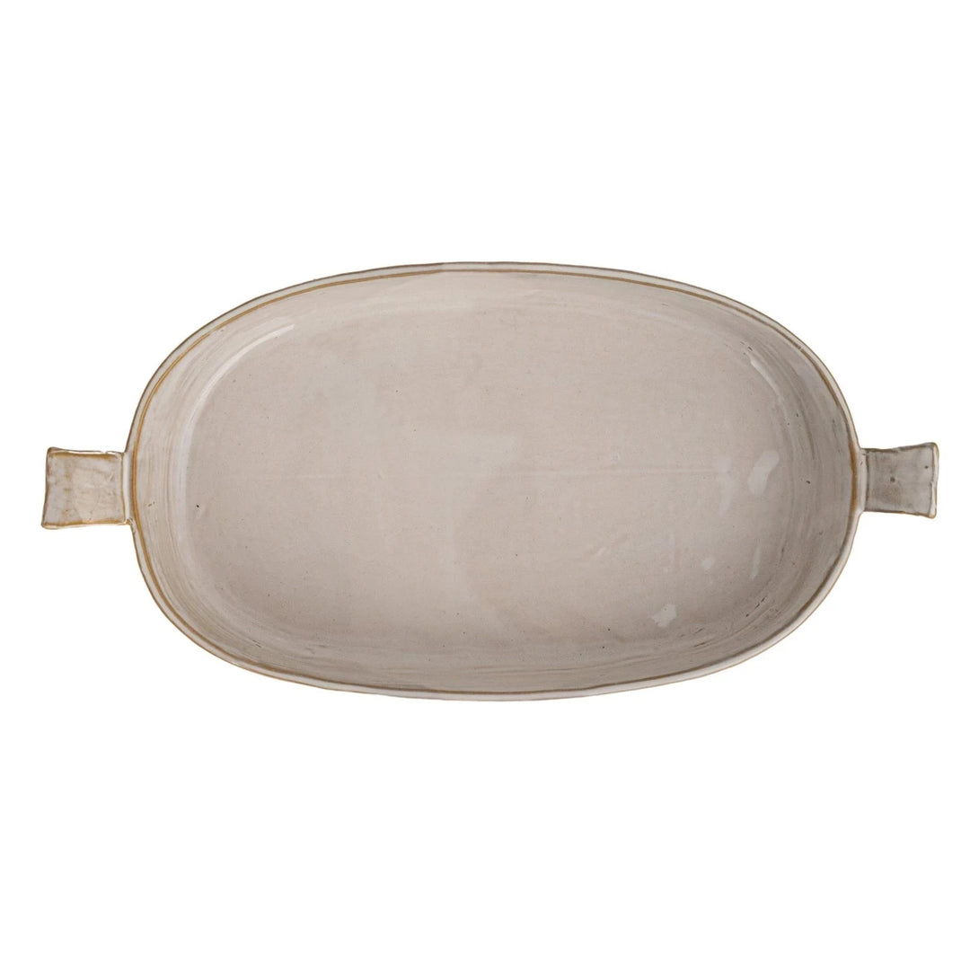 1-1/2 Quart Stoneware Baker w/ Handles Bakeware Creative Co-Op 