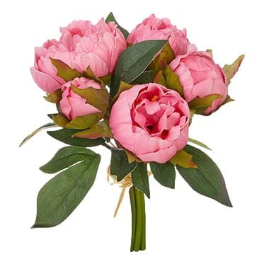 10.5" Real Touch Peony Bundle Faux Florals RAZ 