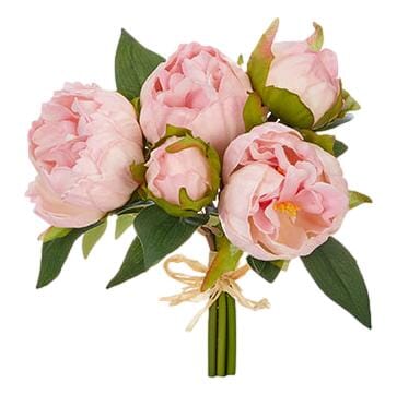 10.5" Real Touch Peony Bundle Faux Florals RAZ 
