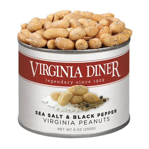 10oz Sea Salt and Pepper Virginia Peanuts Virginia Diner 