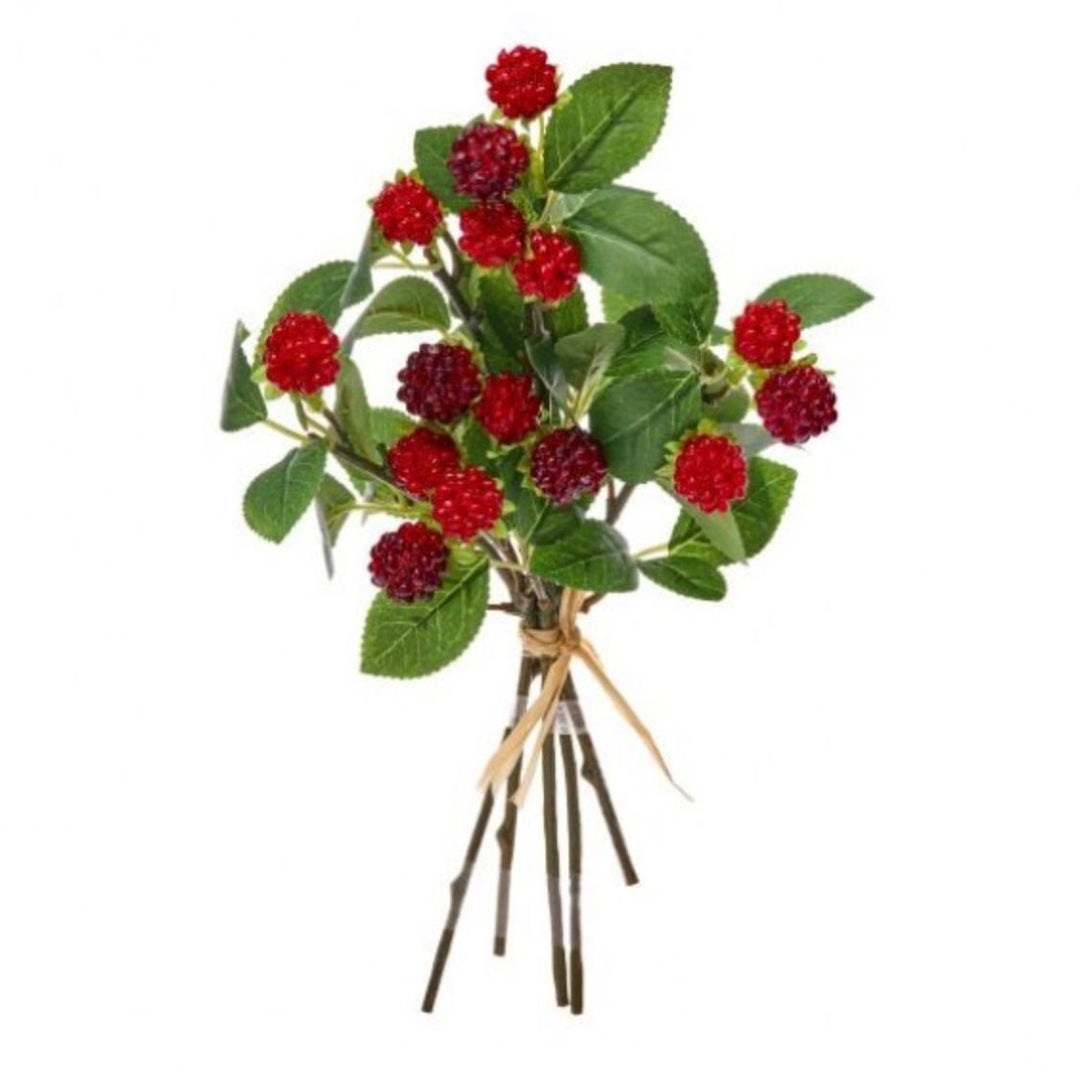 11" Wild Raspberry Bundle Faux Florals Regency International 