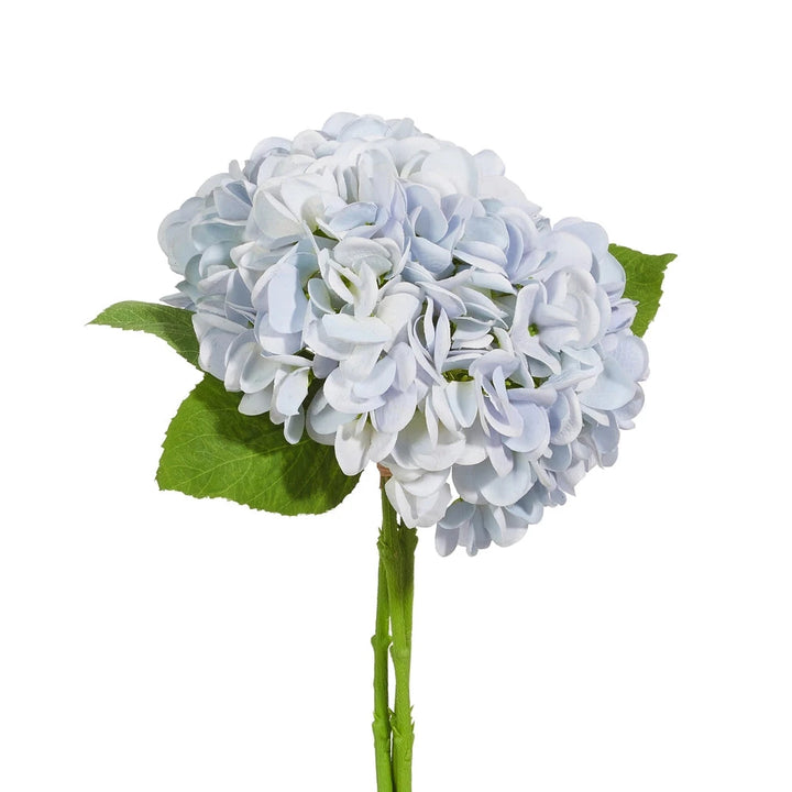 13" Real Touch Light Blue Hydrangea Bundle Faux Florals RAZ 