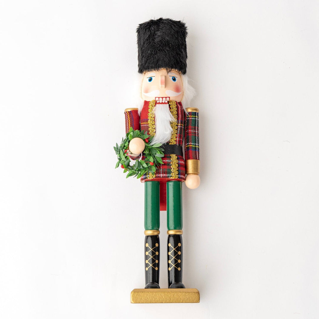 15" Nutcrackers - Plaid Christmas Decor 8 Oak Lane 