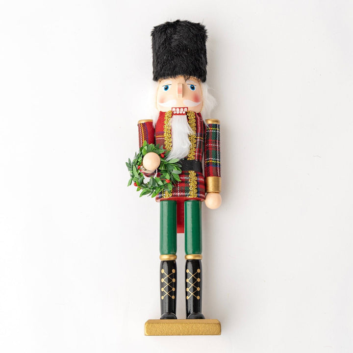 15" Nutcrackers - Plaid Christmas Decor 8 Oak Lane 