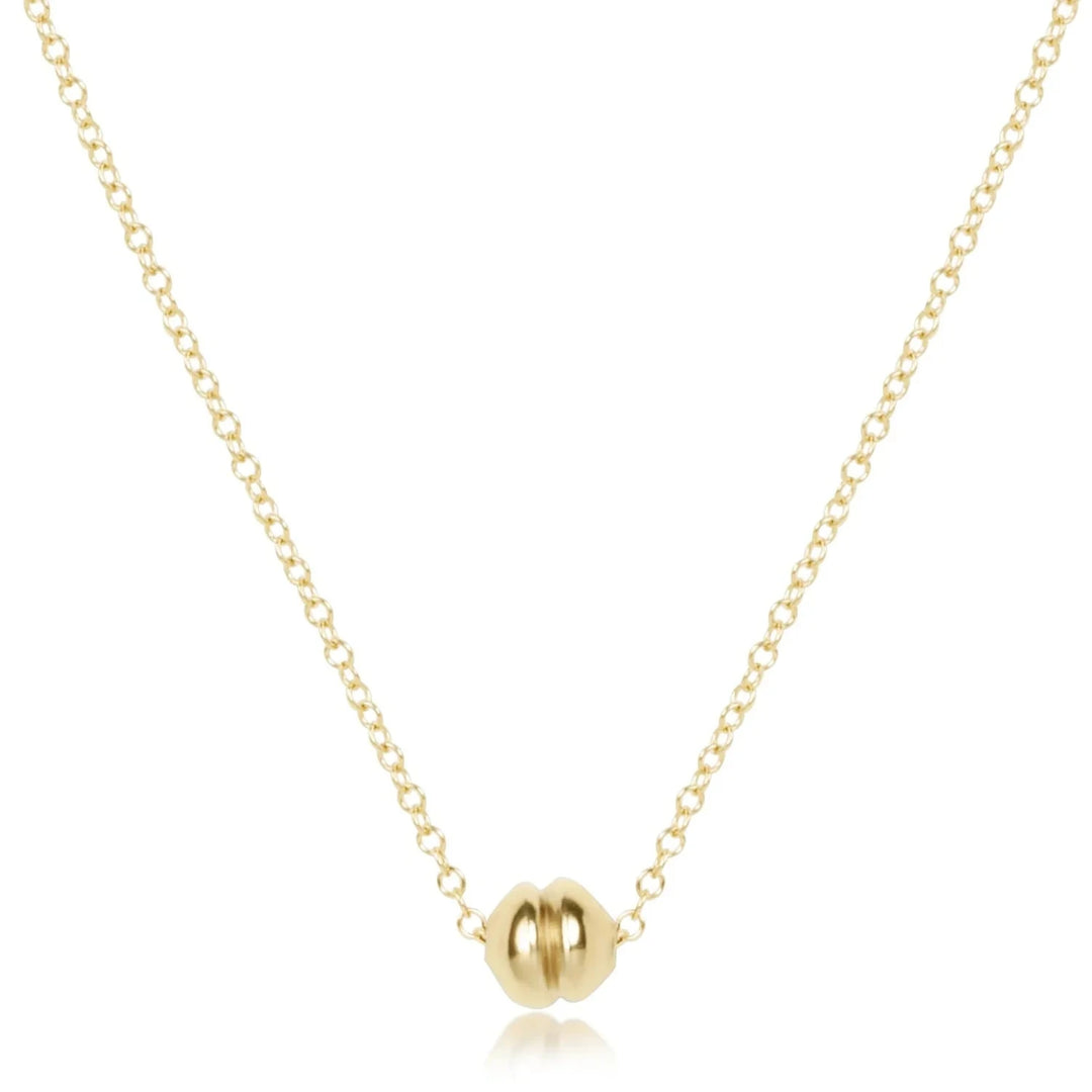 16" Necklace Gold - Admire Small Gold Womens Necklace ENewton 