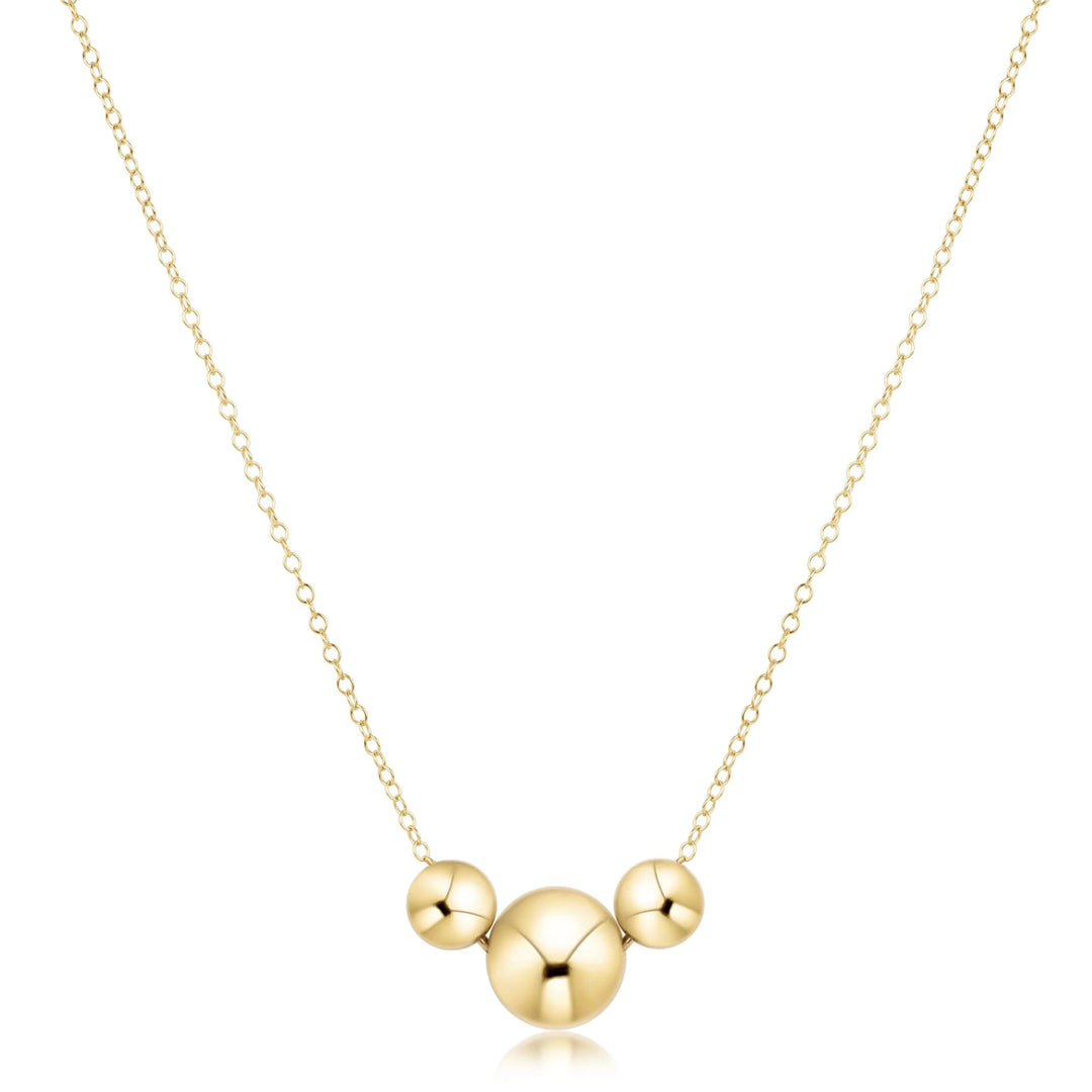 16" Necklace Gold - Purpose Gold Womens Necklace ENewton 