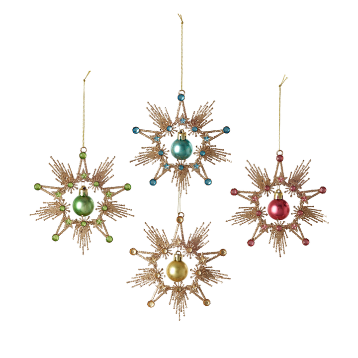 Starburst Dangle Ball Ornament