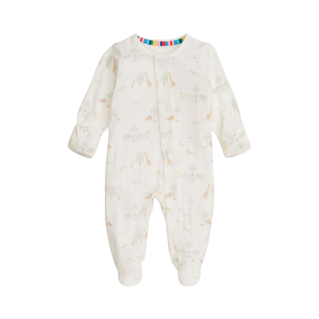 Serene Safari White Footie