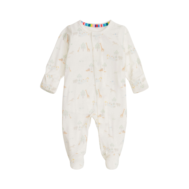 Serene Safari White Footie