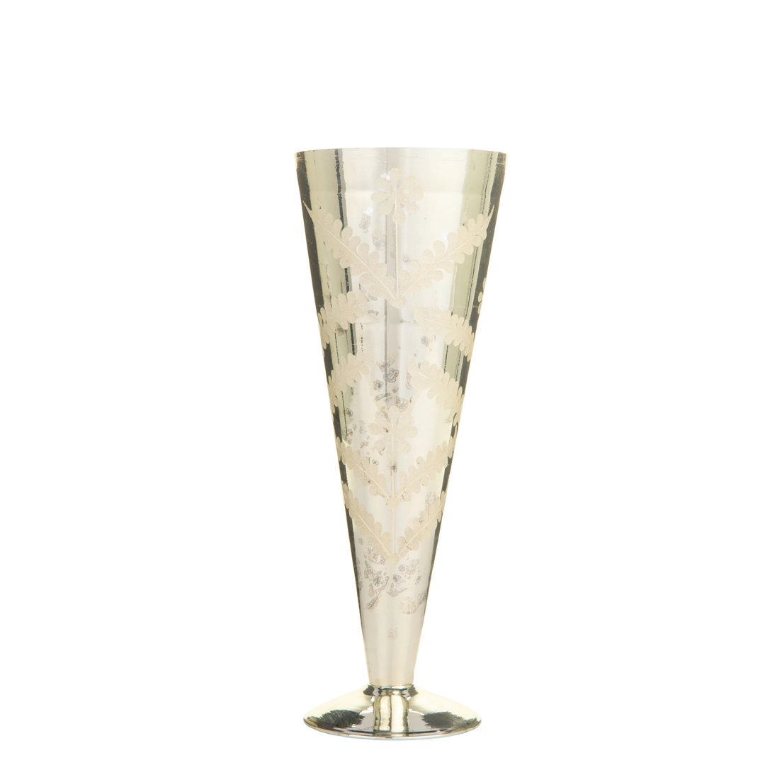 Silver Flute Vases
