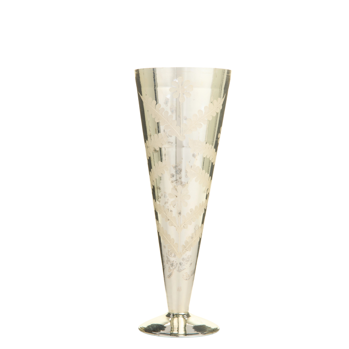 Silver Flute Vases