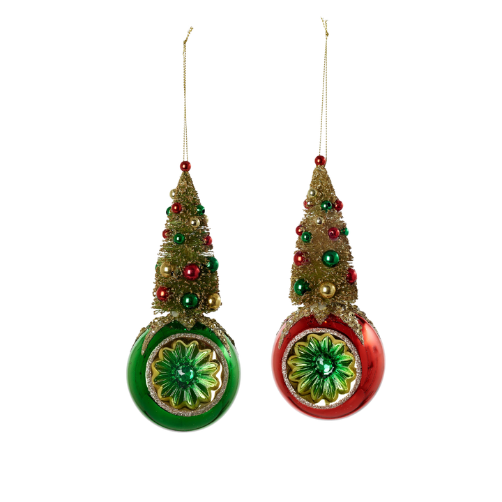 Sisal Tree Reflector Ornament