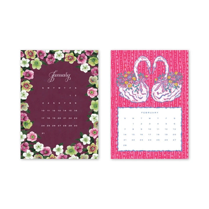 2027 Desktop Calendar With Easel Calendar Dogwood Hill 