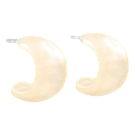 20mm Acrylic Huggies Womens Earrings Golden Stella 