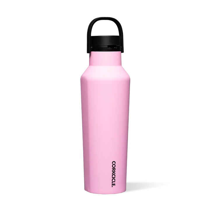 20oz Sport Canteen Drinkware Corkcicle Sun-Soaked Pink 