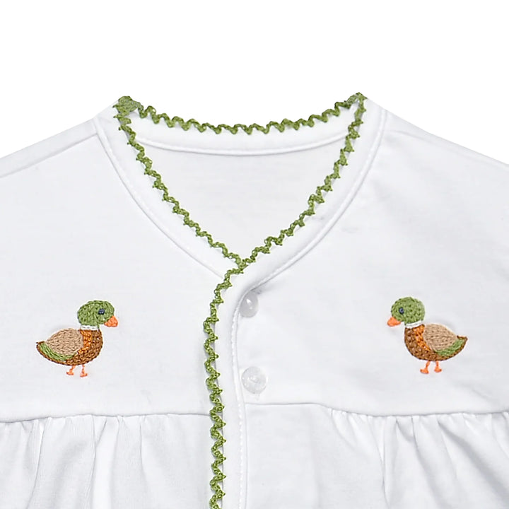Brennen Knit Diaper Set - Ducks