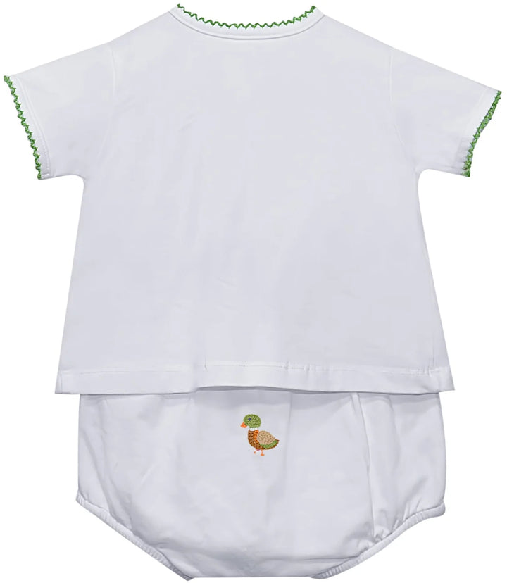 Brennen Knit Diaper Set - Ducks