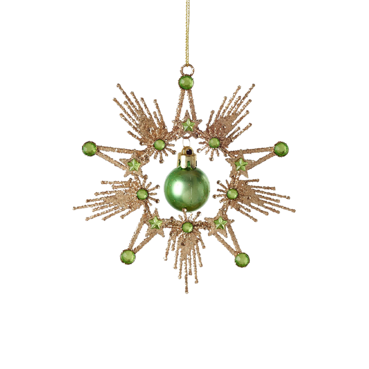 Starburst Dangle Ball Ornament